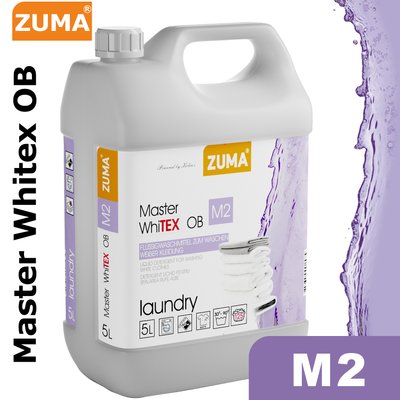 M2 - Жидкий порошок для белых вещей -  Master Whitex OB - 5л ZM5LA2M2 фото
