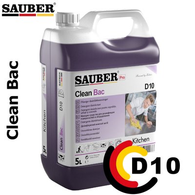 D10 - Detergent cu proprietati dezinfectante - Clean Bac - 5L D10 fotografie