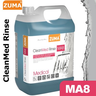 MA8 - Ополаскивание и очистки медицинских инструментов - CleanMed Rinse - 5л ZM5LA2MA8 фото