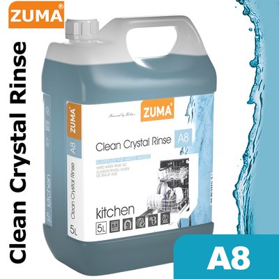 A8 - Agent de clătire pentru mașina de spălat vase - Clean Crystal - 5L ZM5LA2A8 fotografie