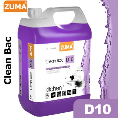 D10 - Detergent cu proprietati dezinfectante - Clean Bac - 5L ZM5LA2D10 fotografie