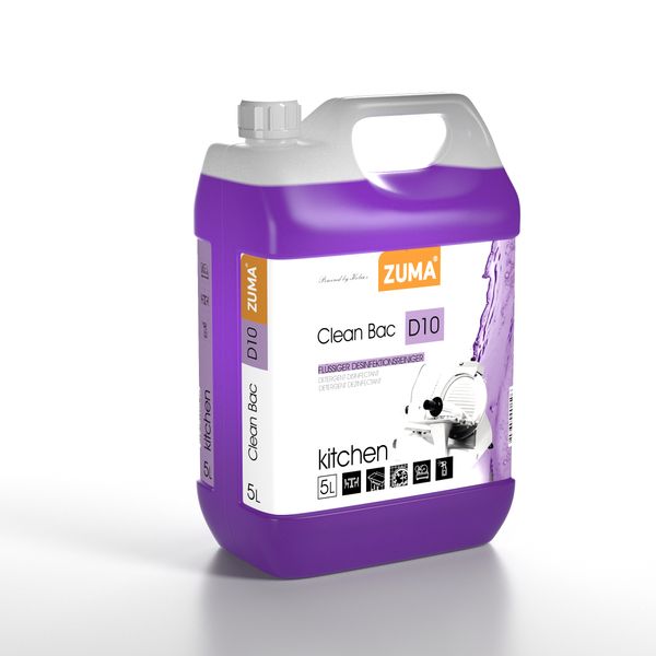 D10 - Detergent cu proprietati dezinfectante - Clean Bac - 5L D10 fotografie